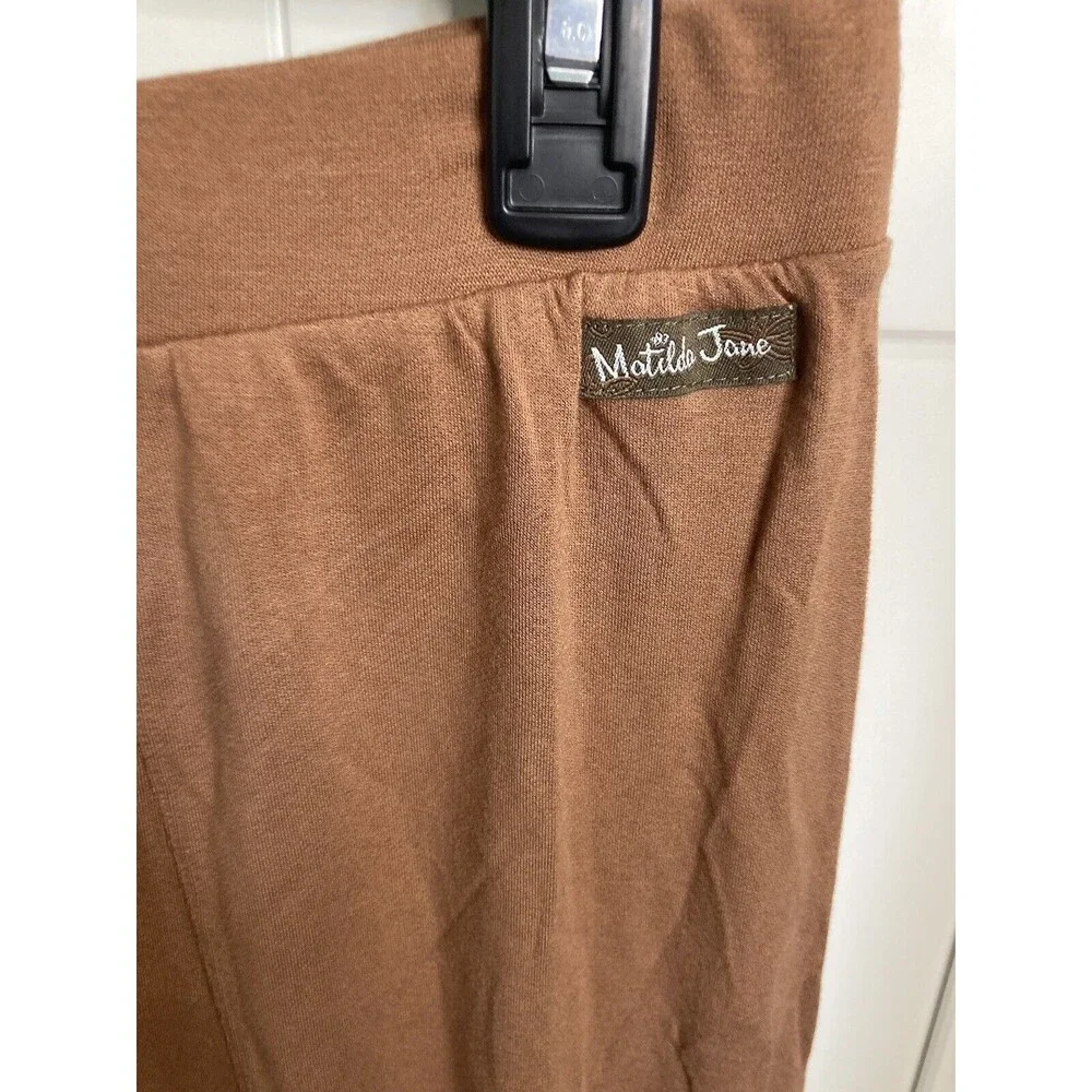 MATILDA JANE Dream Chasers Crop Lounge Pant Toffee Brown‎ Size Medium - Picture 3 of 5